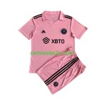 Camisolas de futebol Inter Miami Criança Equipamento Principal 2023 Manga Curta